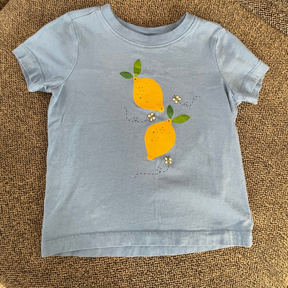 Hanna Andersson Lemon Tshirt 18-24 month